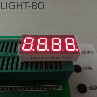 صفحه نمایش LED ساعت سفید بسیار روشن و قدرتمند با ابعاد بیرونی 39.2 × 12.9 × 6.4 میلی متر