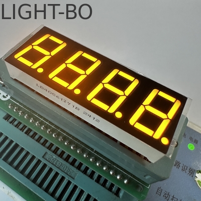 Ultra Bright Amber 4 Digit 14.2mm 7 Segment LED Display آنود مشترک برای کنترل دمای