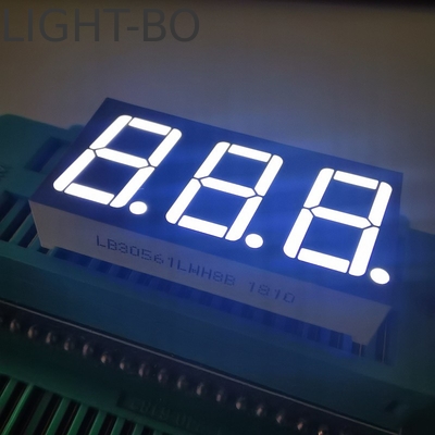 قیمت خوب Ultra Bright White Grey Surface LED Display 7 Segment 3digit 14.2mm کاتود مشترک برای کنترلگر دما آنلاین