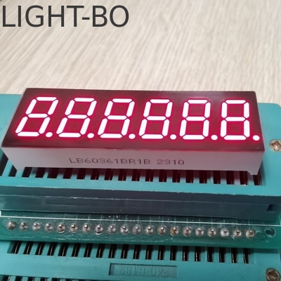 قیمت خوب صفحه نمایش LED سفید 6 رقمی 0.36 اینچی 7 بخش، به طور گسترده ای برای پانل ابزار استفاده می شود آنلاین