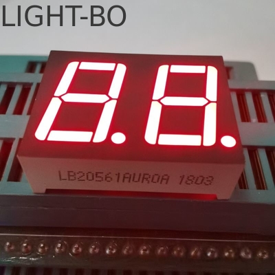 قیمت خوب کاتود مشترک Ultra Bright Red 7 Segment LED Display 18 Pin 2 Digit 0.56inch آنلاین