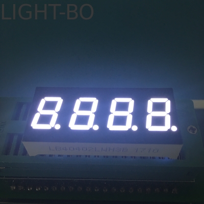 قیمت خوب Ultra Bright White 4 Digit 0.4inch 7 Common Cathode Segment LED Display برای پانل ابزار آنلاین