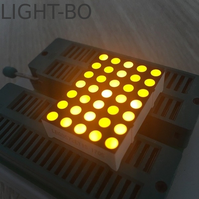 قیمت خوب صفحه نمایش LED متریکس 3 میلی متری با رنگ زرد فوق العاده روشن برای حرکت نشانه ها / تخته های پیام آنلاین