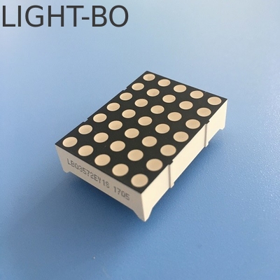 صفحه نمایش LED متریکس DOT ۳ میلی متری رنگ زرد بسیار روشن برای حرکت نشانه ها / تخته های پیام