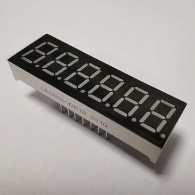 قیمت خوب نمایشگر LED 7 سگمنت 6 رقمی با ارتفاع 9.2 میلی‌متر و کاتد مشترک برای تایمر شمارش معکوس دیجیتال آنلاین