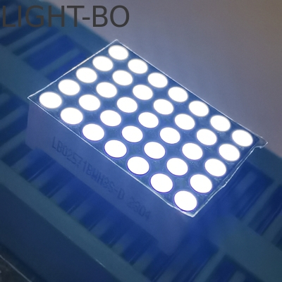 Ultra Bright White 0.7 اینچ 1.9mm 5 X 7 DOT Matrix LED Display