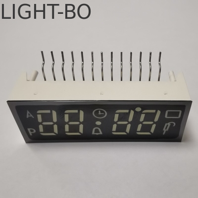 صفحه نمایش LED 7 بخش 4 رقمی فوق سفید آنود مشترک برای تایمر کوره داخلی