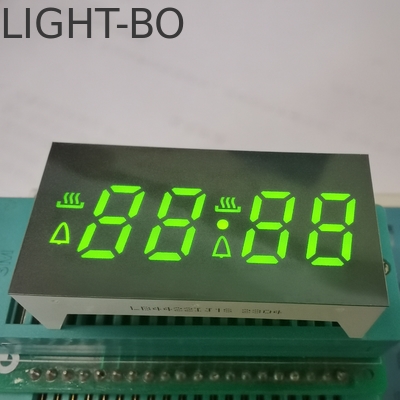4 رقم 7 بخش LED نمایشگر فوق العاده روشن سبز مشترک کاتود برای پختن گاز