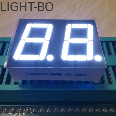 قیمت خوب صفحه نمایش LED مشترک آنود 7 بخش دو رقمی 14.2 میلی متر رنگ سفید آنلاین