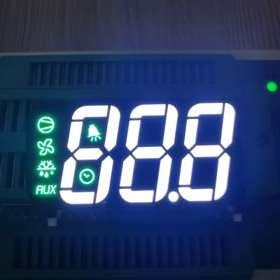 قیمت خوب نمایشگر LED سه رقمی فوق العاده سفید روشن / سبز خالص 7 سگمنت آند مشترک برای یخچال آنلاین