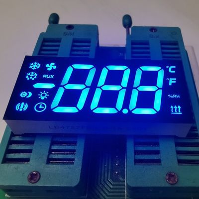 قیمت خوب صفحه نمایش LED Ultra Bright Blue 0.67 اینچی 3 رقمی 7 بخش برای پنل کنترل یخچال آنلاین