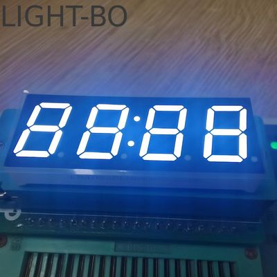 Ultra White 4 Digit 7 Segment LED Clock Display کاتود مشترک برای تایمر دیجیتال