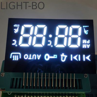 Ultra Bright White 4-Digit 7-Segment LED Display Common Anode for Oven Timer