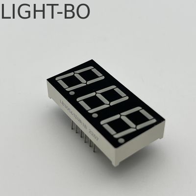 قیمت خوب صفحه نمایش LED سطحی قرمز متداول 7 بخش 3 رقم 14.2 میلی متر برای کنترلگر دما آنلاین