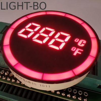قیمت خوب کنترل کننده دمای LED هفت بخش کاتود مشترک گرد آنلاین