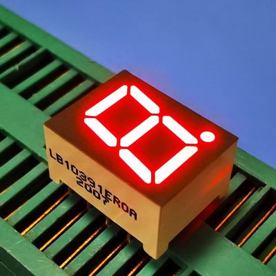 صفحه نمایش ال ای دی آنود مشترک سوپر روشن قرمز تک رقمی 0.39 اینچ 7 بخش برای صفحه ابزار
