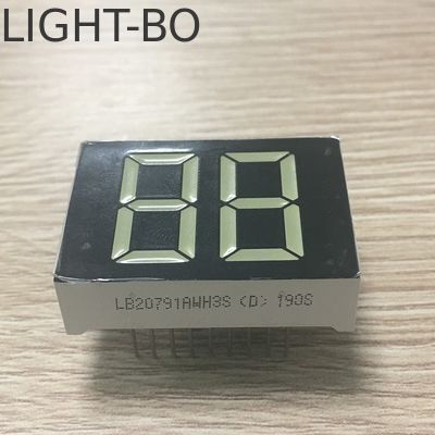 قیمت خوب Ultra bright Red Common Anode 20mm White 2 عدد 7 بخش صفحه نمایش LED آنلاین
