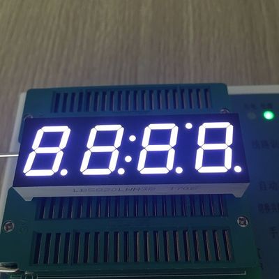 قیمت خوب نمایشگر ساعت LED 4 رقمی 0.56 اینچی کاتد معمولی سفید بسیار روشن برای نشانگر ساعت دیجیتال آنلاین