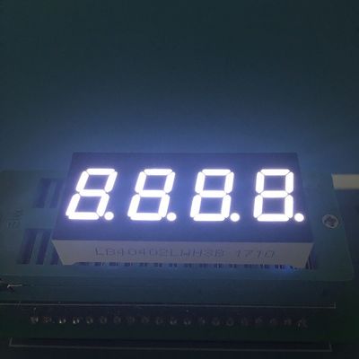 قیمت خوب 4 رقم 0.4 اینچ 7 بخش Ultra Bright White LED Display کاتود مشترک برای نظارت دقیق ابزار آنلاین