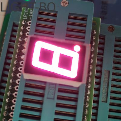 قیمت خوب نمایشگر LED صورتی فوق‌العاده روشن تک رقمی 7 سگمنتی 14.2 میلی‌متری (0.56 اینچ) آند مشترک برای نشانگر دیجیتال آنلاین
