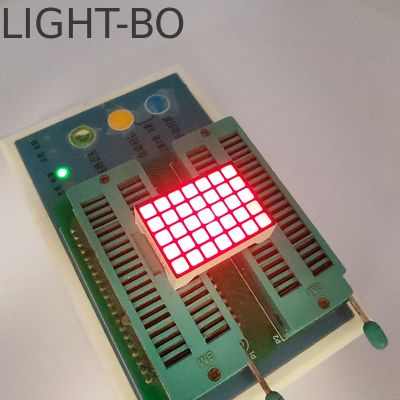 صفحه نمایش LED متریکس DOT مربع 5*7 قرمز بسیار روشن برای نشانگر طبقه آسانسور