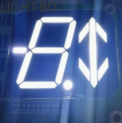 نمایشگر LED 7 سگمنت + فلش سفید فوق العاده روشن 1.2 اینچی برای نشانگر طبقه آسانسور 40*46 میلی متر