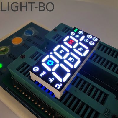 قیمت خوب سفید/آبی/سبز/قرمز 3 رقم 17mm 7 بخش LED نمایش آنود مشترک برای کنترل کننده یخچال آنلاین