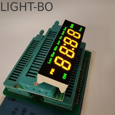 صفحه نمایش LED رنگ زرد/سبز 4 رقمی 7 برای کنترل تایمر