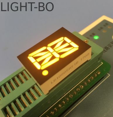 قیمت خوب 0.8inch 16 Segment Alphanumeric LED Display Yellow Single Digit Common Anode For Elevator Indicator آنلاین