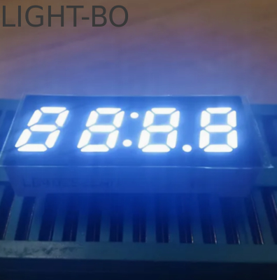 قیمت خوب ساعت LED 4 رقمی مشترک آنود 0.8 اینچ 7 بخش نمایشگر برای کوره گاز آنلاین