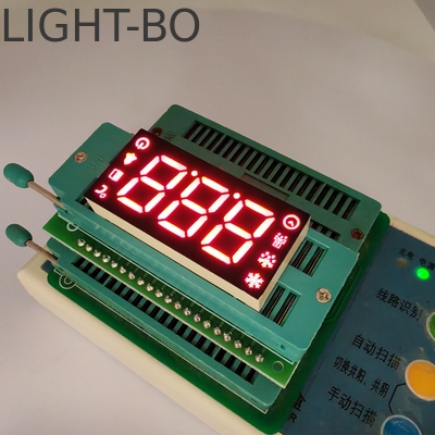 نمایشگر LED 7segment سه رقمی قرمز برای کنترل‌کننده یخچال