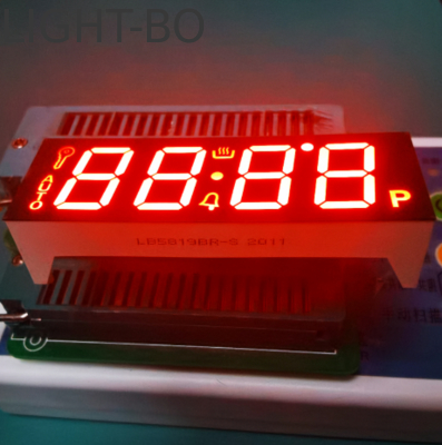 Ultra Red 4 Digit 7 Segment LED Display Common Anode برای کنترل کننده تایمر کوره