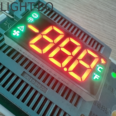 قیمت خوب Red/Pure Green LED Display 7 Segment 17mm common cathode for Digital Refrigeration Systems آنلاین