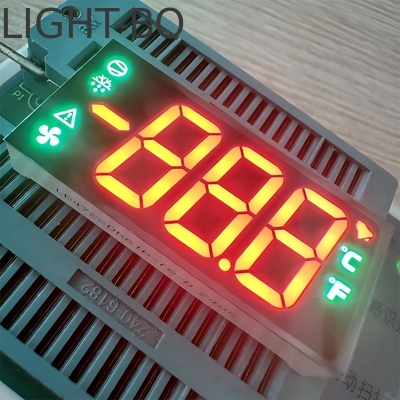قیمت خوب صفحه نمایش LED سه رقمی 7 بخش، 0.67 اینچ (17 میلی متر) ، دو رنگ (سرمایه قرمز بسیار روشن / سبز خالص) ، کاتود مشترک برای خانه آنلاین