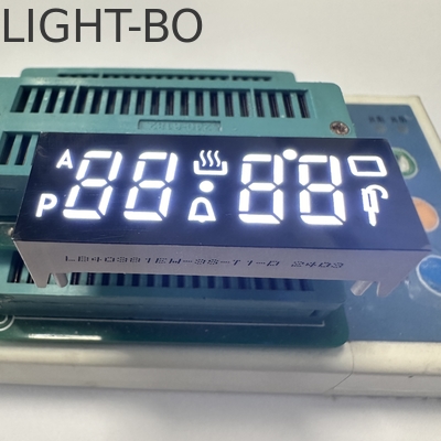 قیمت خوب نمایشگر LED 7 Segment کاتد مشترک سفید فوق‌العاده 4 رقمی برای کنترل‌کننده فر آنلاین