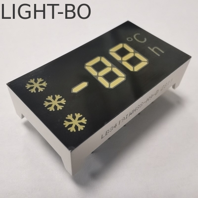 قیمت خوب 0.32 اینچ (8.2 میلی متر) صفحه نمایش LED 7 بخش، سفید فوق العاده روشن، آنود مشترک برای کنترل یخچال و لوازم خانگی آنلاین