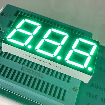قیمت خوب Low Current Pure Green 20.32mm (0.8-Inch) 3-Digit 7-Segment Common Cathode LED Display for Temperature Controllers آنلاین