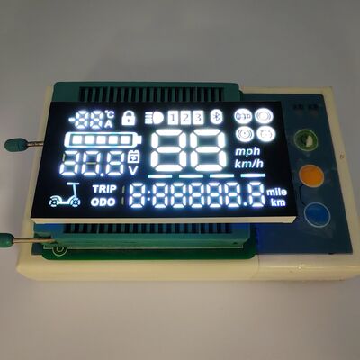 نمایشگرهای LED سفارشی 7 سگمنت سفید با IC برای اسکوتر برقی