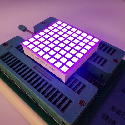 صفحه نمایش LED 8x8 Dot Matrix با روشنایی بالا طول عمر طولانی و زاویه دید گسترده برای آسانسورها