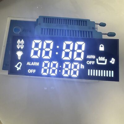 ماژول نمایشگر LED سفید فوق العاده روشن سفارشی 7 سگمنت برای پنل های کنترل اجاق گاز