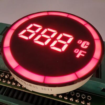 قیمت خوب کنترل کننده دمای LED هفت بخش کاتود مشترک گرد آنلاین