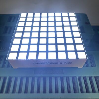 قیمت خوب نمایشگر LED ماتریس نقطه‌ای مربعی 8*8 سفید فوق‌العاده روشن برای نمایش ساعت Canbus آنلاین