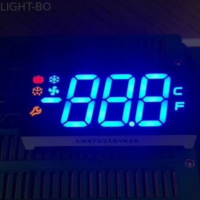 قطر سه گانه 7 قطعه سفارشی LED نمایش قطر انود متداول 17mm Digit Height