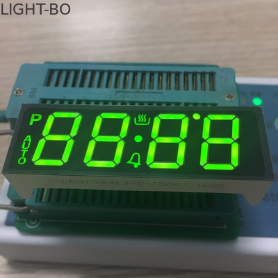 قیمت خوب پانل های SMT سفارشی LED Display 7 Segment 4 Digit Super Bright Green برای کنترل کننده ی اجاق گاز آنلاین