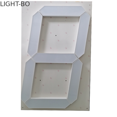 فوق العاده روشن قرمز تک رقمی 7 سگمنت LED نمایشگر سفارشی 20 اینچ برای تابلوهای تبلیغاتی بزرگ