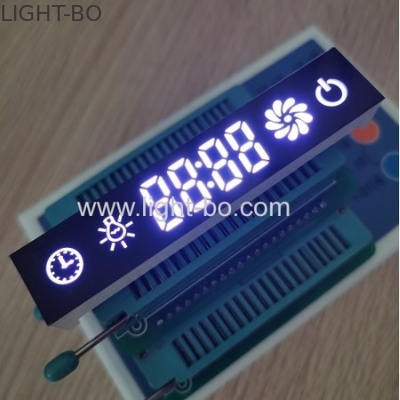 ماژول صفحه نمایش LED 7 بخش آبی / سبز / قرمز سفارشی برای کلید کنترل هود آشپزخانه