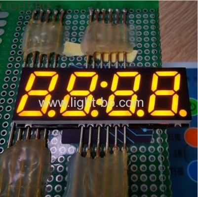 قیمت خوب نمایشگر الکترونیکی 6 رقمی 7 بخش الفبایی ال ای دی صفحه نمایش 0.36 اینچی کهربایی آنلاین