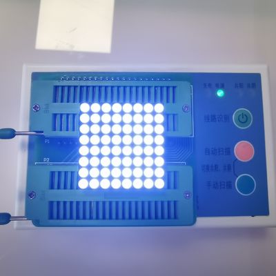 قیمت خوب صفحه نمایش LED 8 X 8 Dot Matrix با طول موج 635nm، روشنایی 100mcd، بخش زرد و چهره سیاه برای شاخص های دیجیتال آنلاین