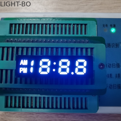 0.25 اینچ چهار رقمی نمایشگر 7 قطعه ای LED سفید فوق العاده برای ساعت