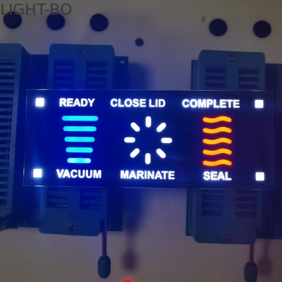 قیمت خوب نمایشگر LED چند رنگی 7 بخش 30 mcd کاتد معمولی SGS برای جاروبرقی آنلاین